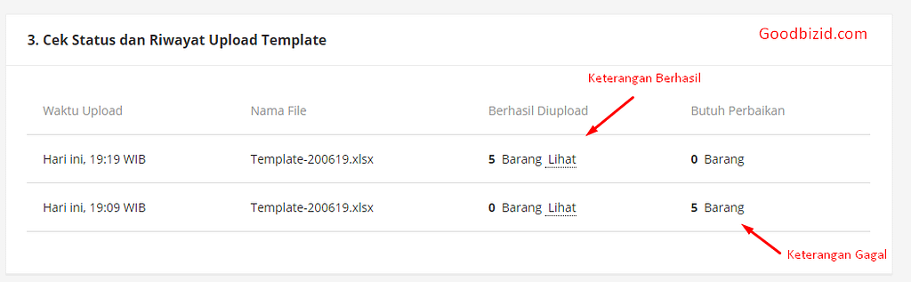 proses upload banyak produk di bukalapak
