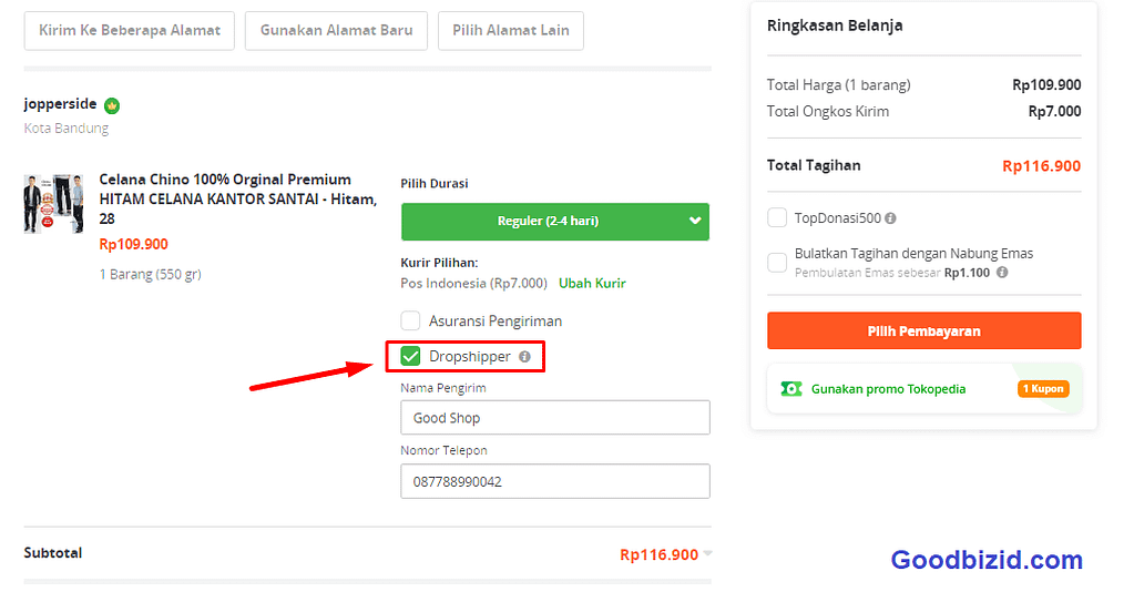 cara menjadi dropship di tokopedia cara menjadi dropship di tokopedia