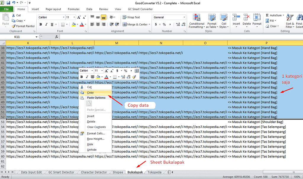 copas data upload banyak produk ke bukalapak