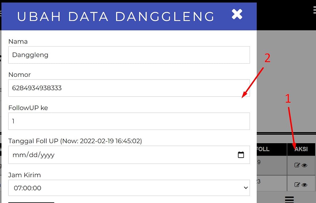 tutorial good respon - ubah data customers tutorial good respon - ubah data customers