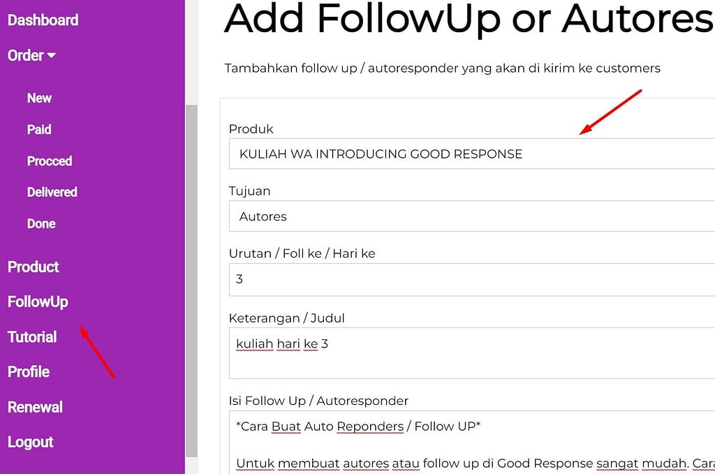 cara buat autoresponder / follw up cara buat autoresponder / follw up