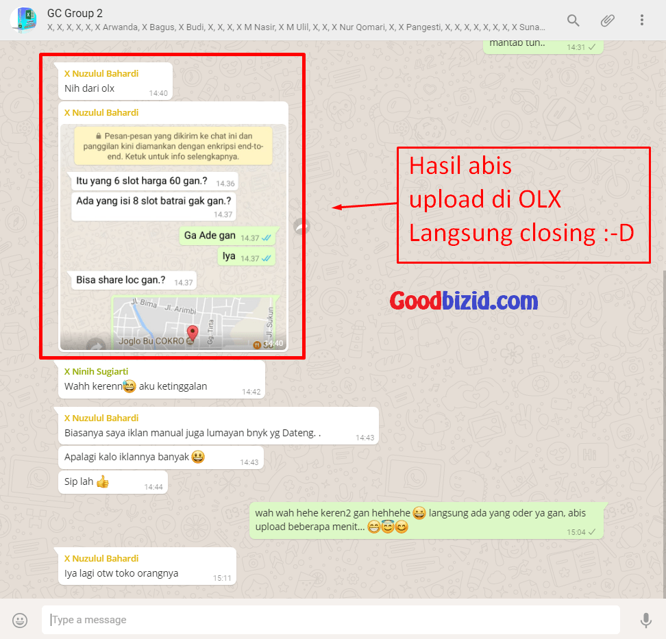 upl olx langsung closing
