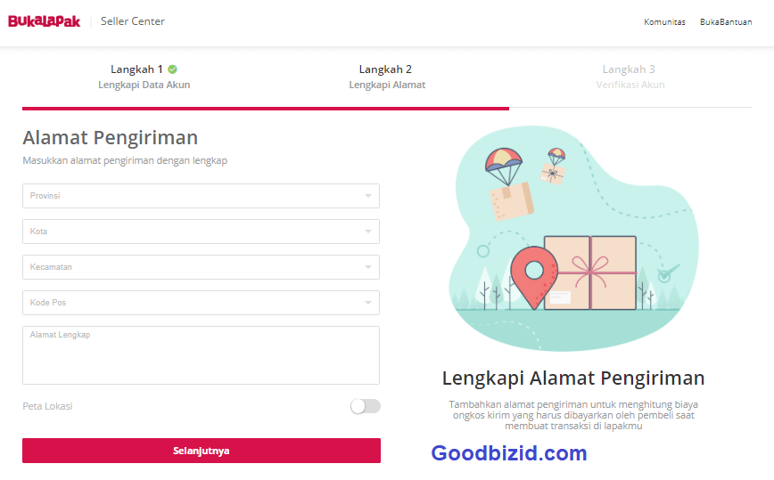 Cara Jualan di Bukalapak - Lengkapi Alamat - min Cara Jualan di Bukalapak - Lengkapi Alamat - min