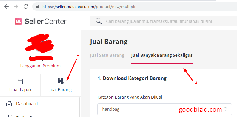 upload banyak barang di bukalapak