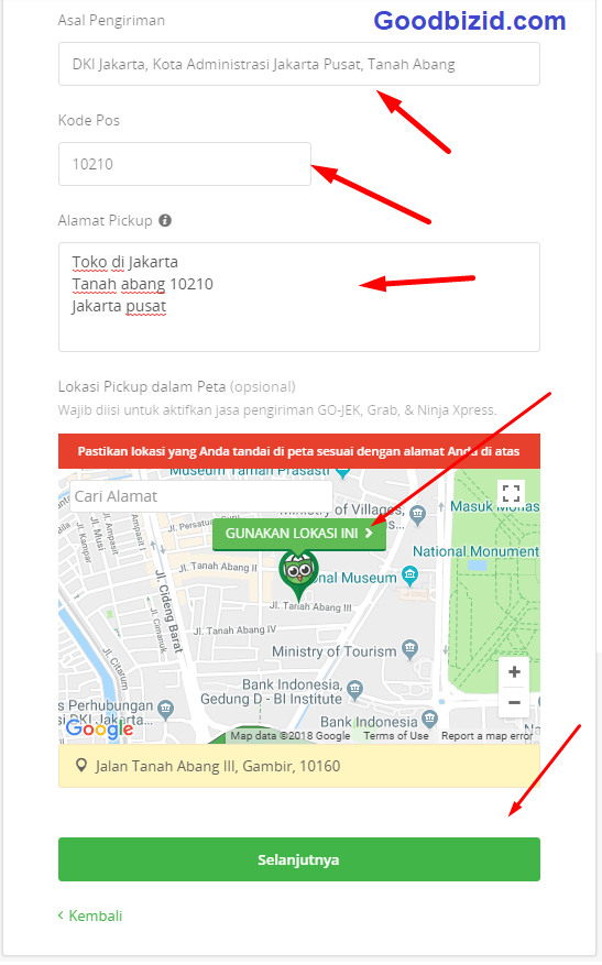 cara jualan di tokopedia - mengisi alamat toko cara jualan di tokopedia - mengisi alamat toko