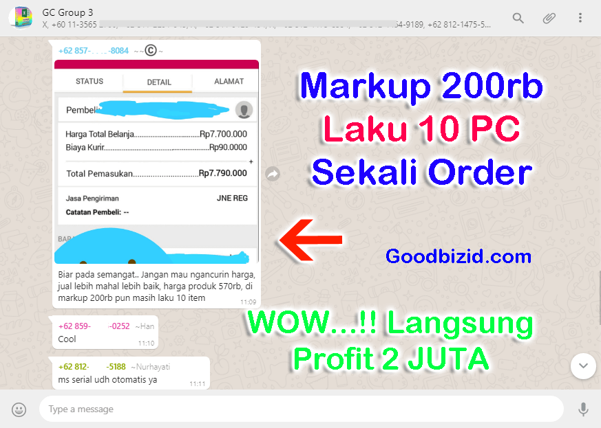 markup 200 rb masih laris - gc 3