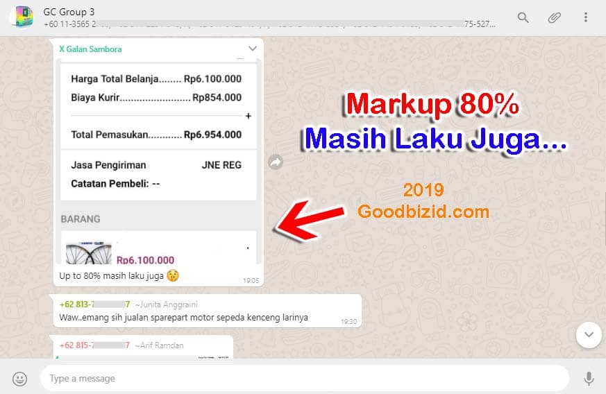 testimoni gc Up 80% laku juga from gc3